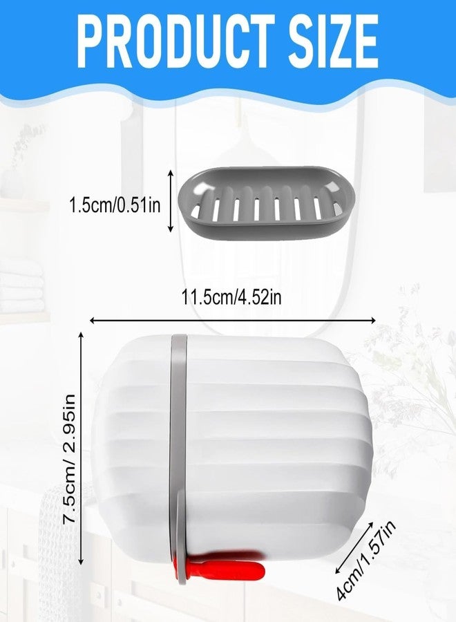 TASMAX Travel Soap Holder-Plastic Box | Travelling Accessories Waterproof Hand Wash Soaps Box, Leak Proof Portable Soap Dish Case [Pack of 3] - Image 2